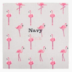 Flamingos Canvas Makeup Bag -Sophie Allport all38000 flamingos fabric swatch cut out personalisation high res square 6ad5c112 8185 41b5 8653 9f64fa49e4a2