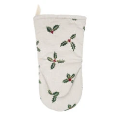 Holly & Berry Oven Mitt -Sophie Allport all50150m holly berry oven mitt 2 cut out web