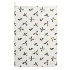 Holly & Berry Tea Towel (Set Of 2) -Sophie Allport all50601 christmas holly berry tea towel cut out high res