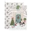 Holly & Berry Tea Towel (Set Of 2) -Sophie Allport all50602 holly and berry and scene tea towel set of 2 cut out high res
