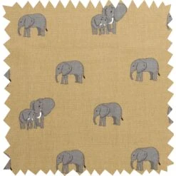 Elephant Adult Apron 14 Elephant Adult Apron -Sophie Allport all54000 ZSL elephant fabric swatch high res