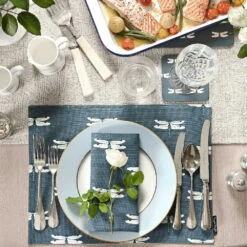 Dragonfly Fabric Placemat 11 Dragonfly Fabric Placemat -Sophie Allport all57820 dragonfly fabric placemat lifestyle web