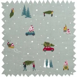 Home For Christmas Roller Hand Towel -Sophie Allport all60000 home for christmas fabric swatch high res square 68b60804 f6d1 4c0f 9eaa 4534cb269131