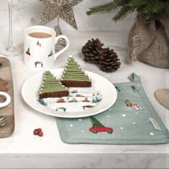 Home For Christmas Pot Grab 8 Home For Christmas Pot Grab -Sophie Allport all60125 pl60020 home for christmas pot grab and side plate lifestyle high res square