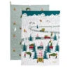 Home For Christmas Tea Towel (Set Of 2) -Sophie Allport all60602 home for christmas tea towel set of 2 cut out high res square