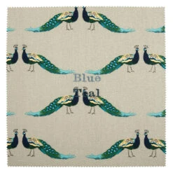 Peacocks Adult Apron 9 Peacocks Adult Apron -Sophie Allport all64000 peacocks fabric swatch cut out personalisation high res square