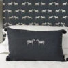 Zebra Embroidered Cushion 2 Zebra Embroidered Cushion -Sophie Allport all67000 all67401e zebra zsl fabric by the metre and embroidered cushion lifestyle high res square