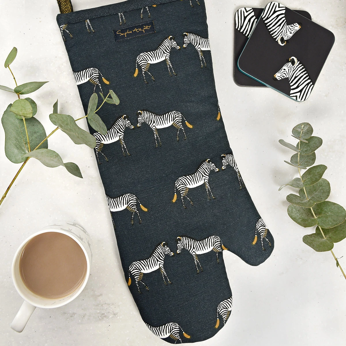 Zebra Coasters (Set Of 4) 7 Zebra Coasters (Set Of 4) - Image 5