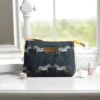 Zebra Canvas Makeup Bag -Sophie Allport all67510 zebra zsl canvas makeup bag lifestyle high res square