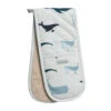 Whales Double Oven Glove 2 Whales Double Oven Glove -Sophie Allport all69100 whales double oven glove cut out high res square