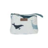 Whales Canvas Makeup Bag 2 Whales Canvas Makeup Bag -Sophie Allport all69510 whales canvas makeup bag cut out high res square