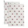 Crab Tea Towel (Set Of 2) -Sophie Allport all70602 crab tea towel set of 2 cut out high res square