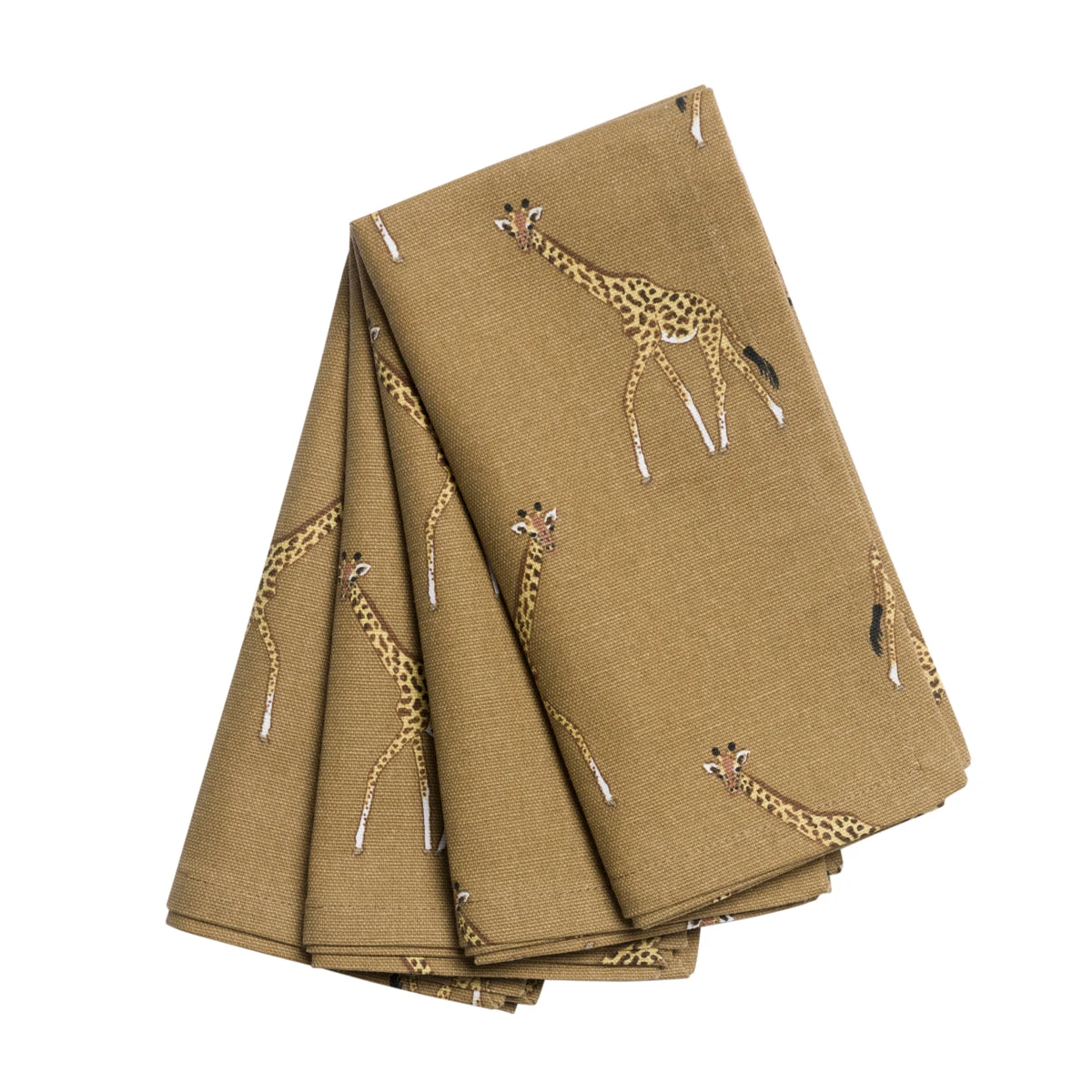 Giraffe Napkins (Set Of 4) 3 Giraffe Napkins (Set Of 4)