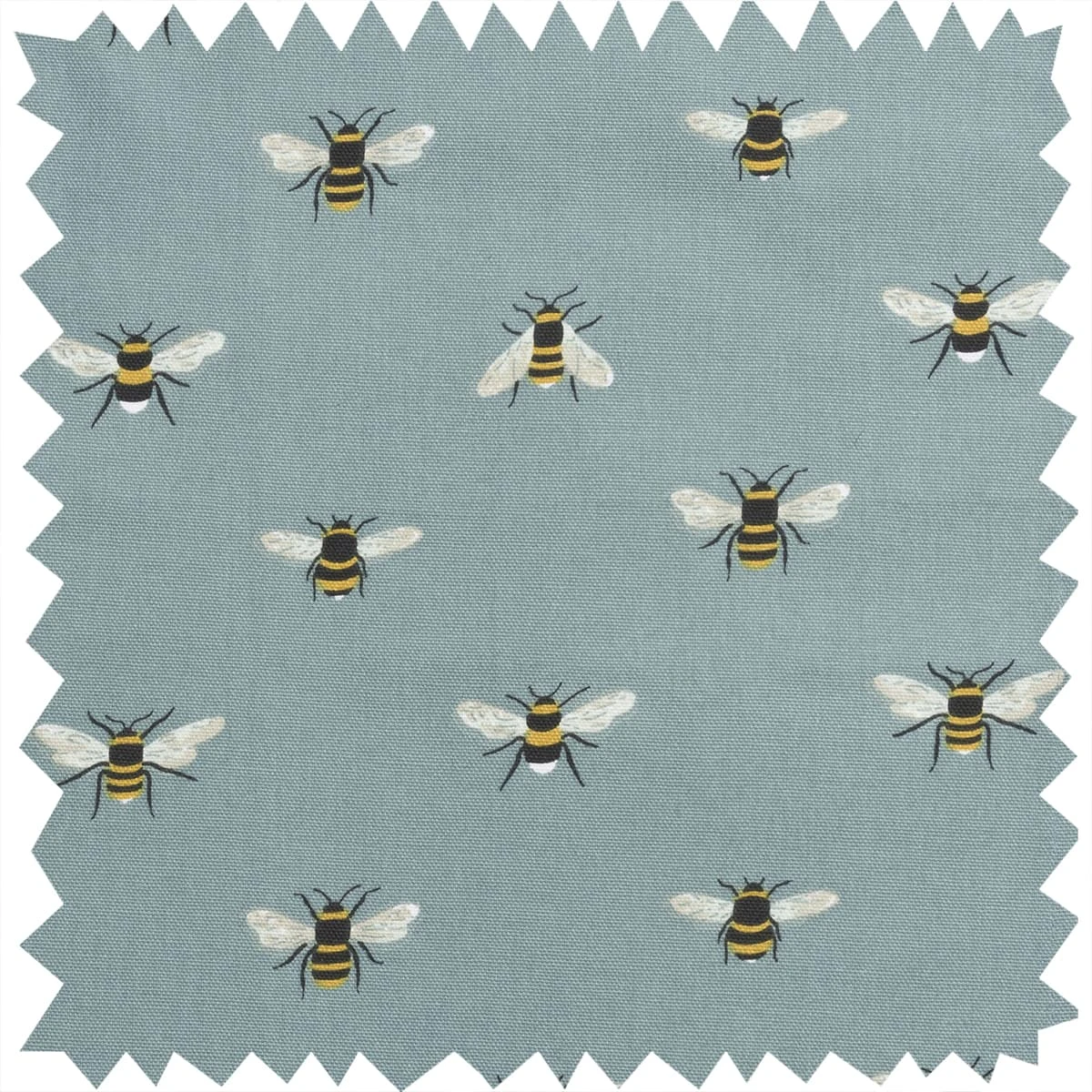 Bees Teal Table Runner 6 Bees Teal Table Runner - Image 4