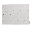 Multicoloured Hearts Fabric Placemat -Sophie Allport all81820 hearts multicoloured fabric placemat cut out high res square