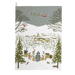Festive Forest Tea Towel (Set Of 2) 9 Festive Forest Tea Towel (Set Of 2) -Sophie Allport all84602 festive forest tea towel set of 2 cut out high res square
