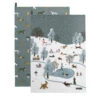 Christmas Dogs Tea Towel (Set Of 2) 2 Christmas Dogs Tea Towel (Set Of 2) -Sophie Allport all87602 christmas dogs tea towel set of 2 3 cut out high res square