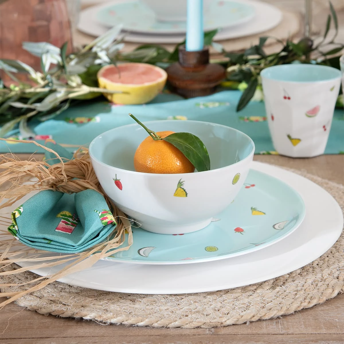 Cocktails Melamine Bowl 4 Cocktails Melamine Bowl - Image 2