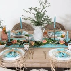 Cocktails Melamine Side Plate -Sophie Allport all96810 all96300 mbk9603 mcb9606 mpl9608 mpl9610 cocktails tablescape high res square 0579d589 0980 43b4 a7f2 4a57a7c3c3c3