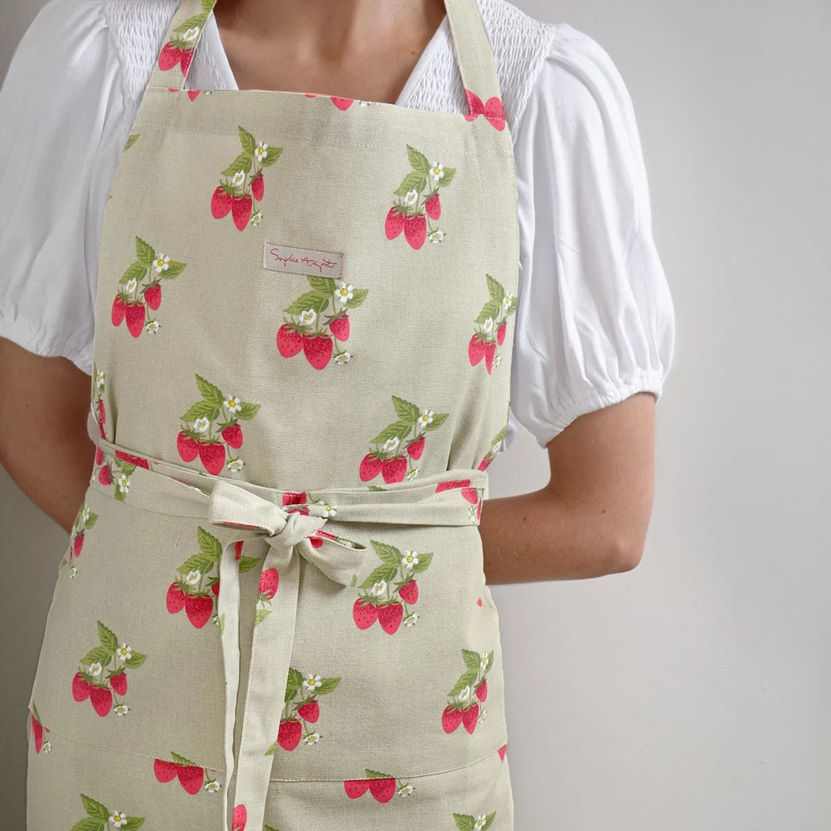 Strawberries Adult Apron 3 Strawberries Adult Apron