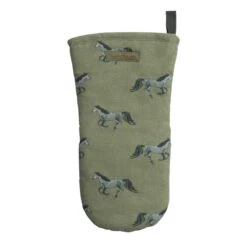 Grey Horse Oven Mitt