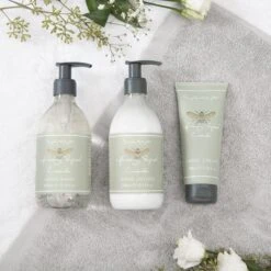 Honey Spiced Lavender Hand Lotion - 300ml -Sophie Allport bbhwhsl300 bbhlhsl300 bbhcww100 honey spiced lavender hand wash lotion and cream lifestyle high res square