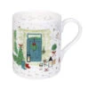 Holly & Berry Home For Christmas Mug -Sophie Allport bm5003 christmas holly and berry home for christmas standard mug cut out high res