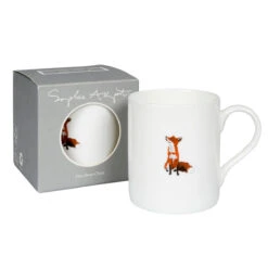 Foxes Solo Mug -Sophie Allport bm6302 foxes solo standard mug box cut out high res square