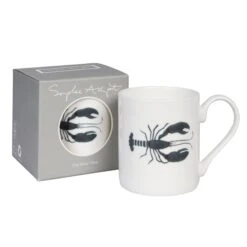 Lobster Solo Mug 14 Lobster Solo Mug -Sophie Allport bm6803 lobster mug standard solo box cut out high res