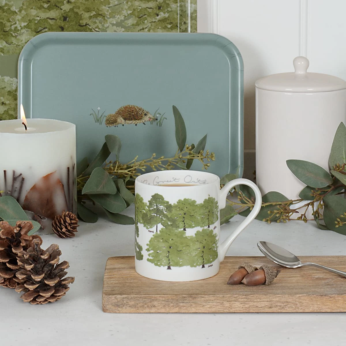 Hedgehogs & Trees Mug 4 Hedgehogs & Trees Mug - Image 2