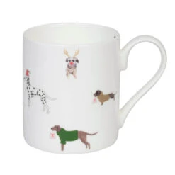 Christmas Dogs Mug