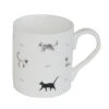 Cats & Bones Mug -Sophie Allport bmca02 cat bone white standard mug cut out high res web image b22a0f03 0609 4d36 aa2b 12497e873d94