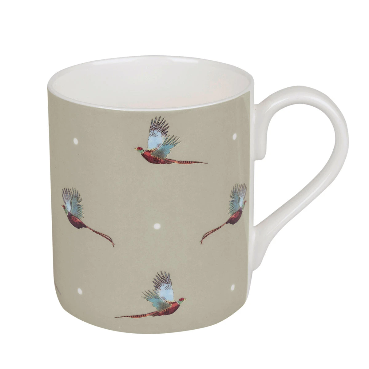 Flying Pheasant Coloured Mug 3 Flying Pheasant Coloured Mug
