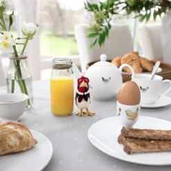 Chicken Felt Decoration -Sophie Allport cd0800f tcch01 tpch02 chicken felt decoration teacup and saucer and teapot small easter lifestyle high res square