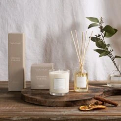 Cinnamon & Orange Candle - 180g 11 Cinnamon & Orange Candle - 180g -Sophie Allport cinnamon orange fragrance lifestyle aw22 square