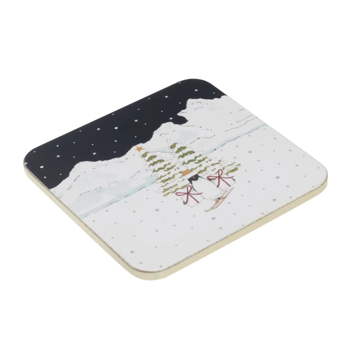 Snow Season Coasters (Set Of 4) 10 Snow Season Coasters (Set Of 4) - Image 8