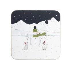 Snow Season Coasters (Set Of 4)