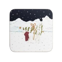Snow Season Coasters (Set Of 4) 22 Snow Season Coasters (Set Of 4) -Sophie Allport coc10001 snow season coasters set of 4 cut out high res square2