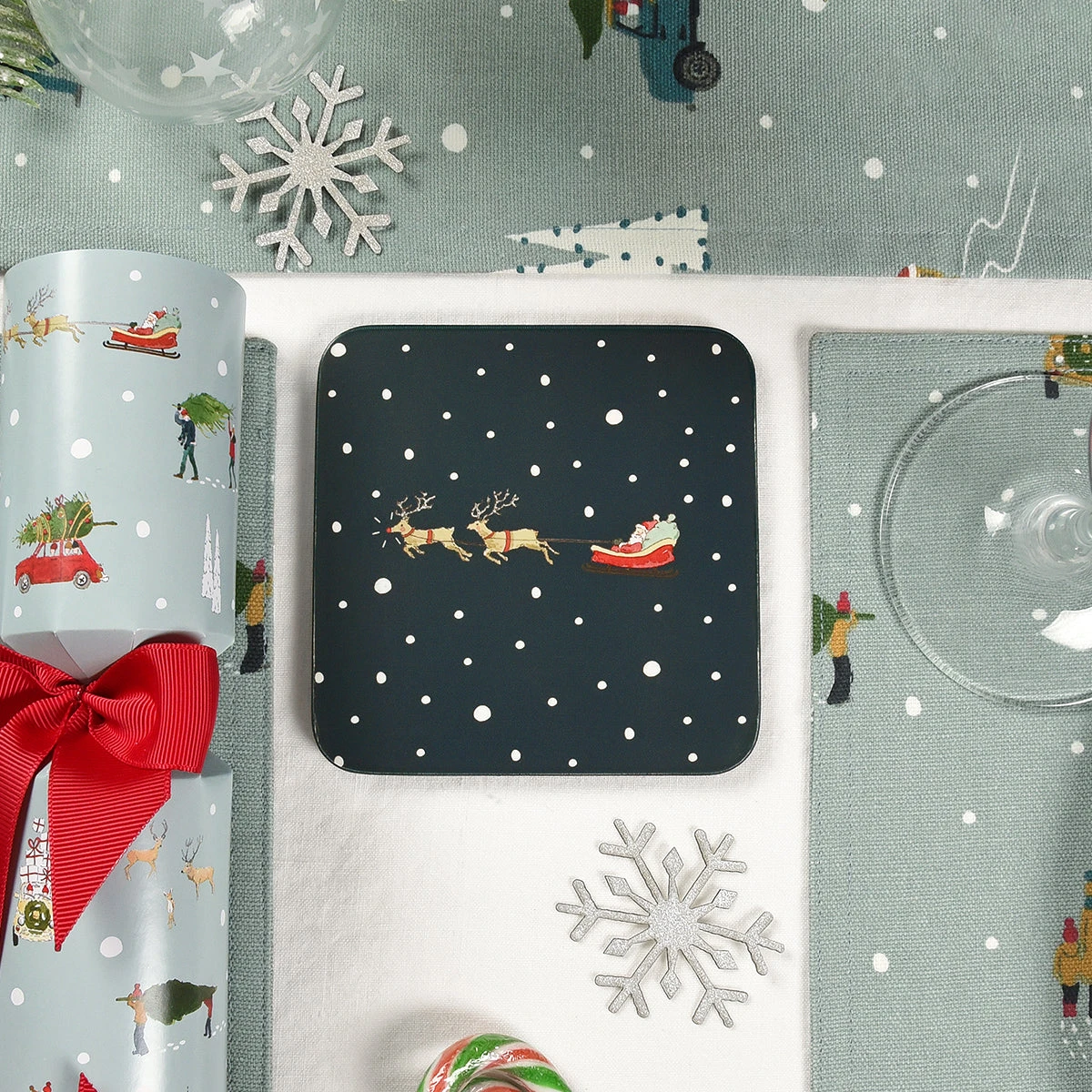 Home For Christmas Coasters (Set Of 4) 4 Home For Christmas Coasters (Set Of 4) - Image 2