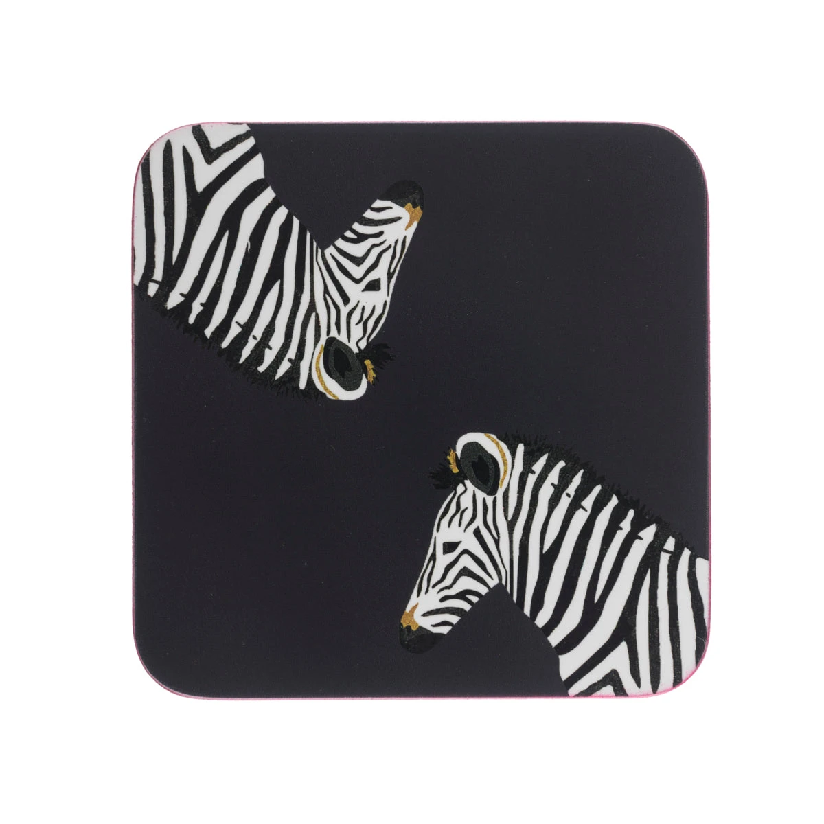 Zebra Coasters (Set Of 4) 3 Zebra Coasters (Set Of 4)