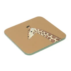 Giraffe Coasters (Set Of 4) -Sophie Allport coc7701 giraffe zsl coaster set of 4 cut out high res square