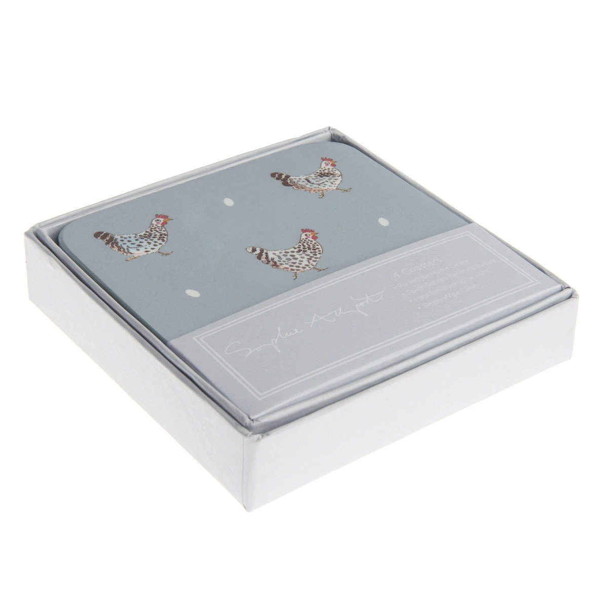 Chicken Coasters (Set Of 4) 7 Chicken Coasters (Set Of 4) - Image 5