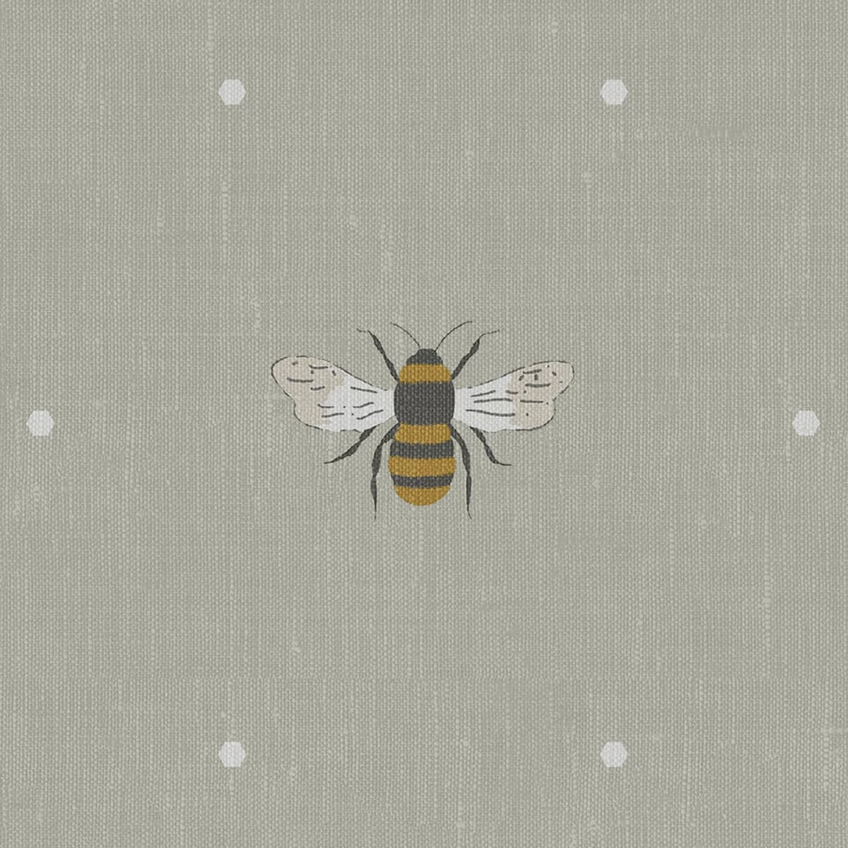 Bees Soft Linen Made To Measure Curtains 4 Bees Soft Linen Made To Measure Curtains - Image 2