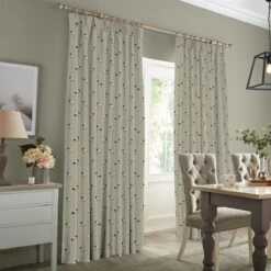 Sheep Sand Made To Measure Curtains -Sophie Allport crt43sm2m sheep sand made to measure curtains lifestyle high res square