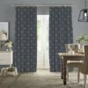 Elephant Deep Navy Made To Measure Curtains -Sophie Allport crt54dnm2m elephant deep navy artwork made to measure curtains cameo high res square