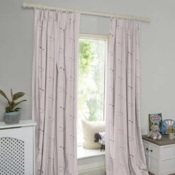 Unicorn Soft Pink Made To Measure Curtains 7 Unicorn Soft Pink Made To Measure Curtains -Sophie Allport crt55spm2m unicorn soft pink made to measure curtains lifestyle high res square