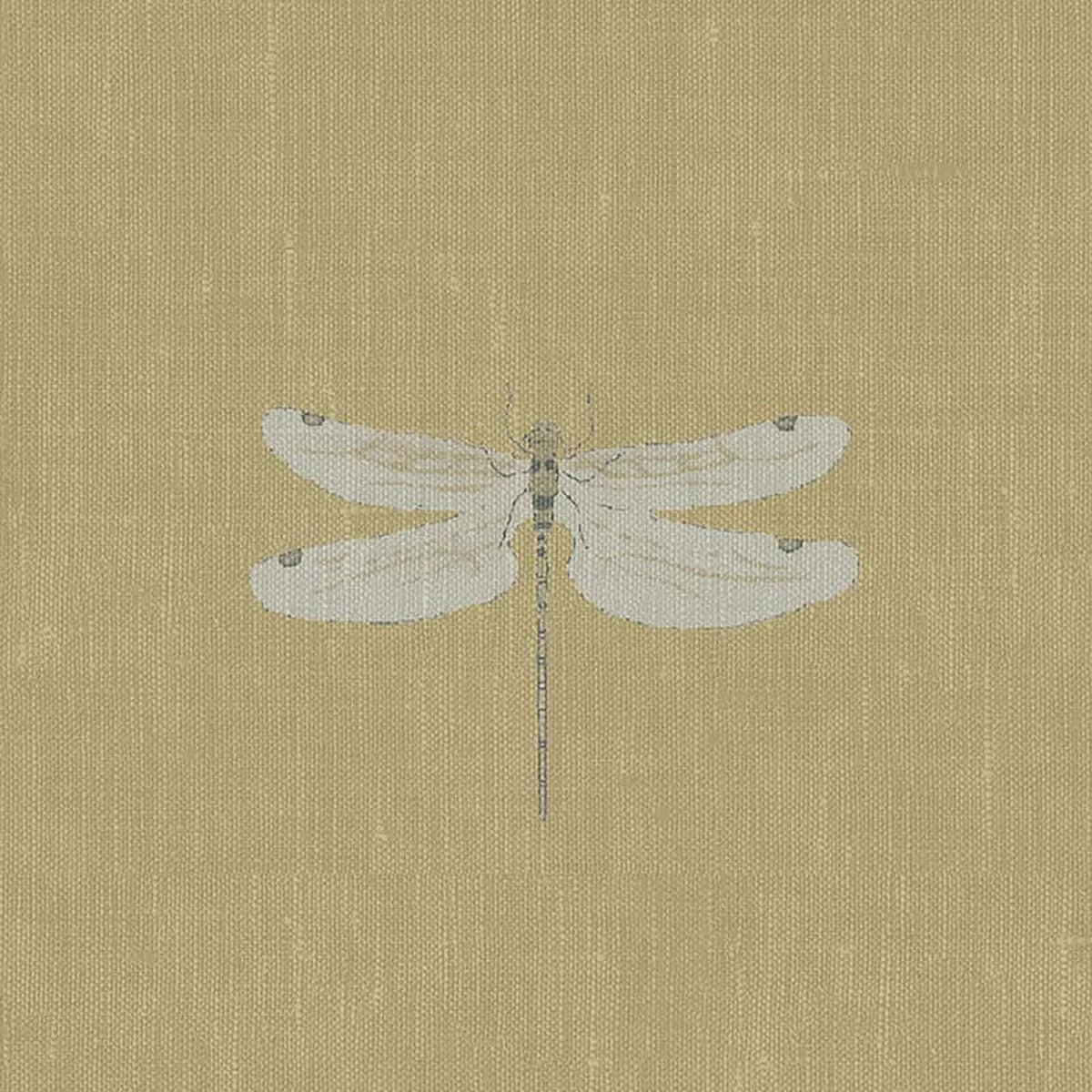 Dragonfly Deep Mustard Made To Measure Curtains 4 Dragonfly Deep Mustard Made To Measure Curtains - Image 2