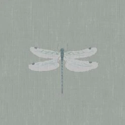 Dragonfly Grey Blue Made To Measure Curtains -Sophie Allport crt57gbm2m dragonfly grey blue artwork made to measure curtains swatch high res square