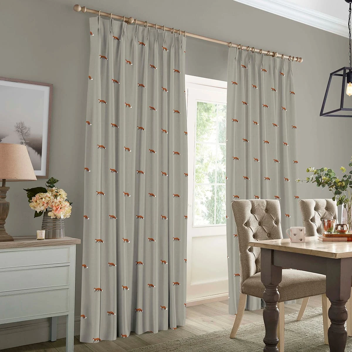 Foxes Soft Linen Made To Measure Curtains 5 Foxes Soft Linen Made To Measure Curtains - Image 3