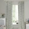 Zebra Sage Grey Made To Measure Curtains -Sophie Allport crt67sgm2m zebra sage grey made to measure curtains cameo high res square